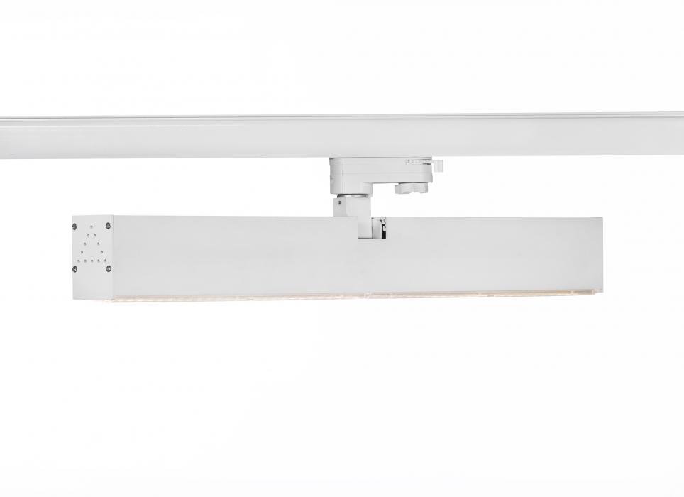 80W LED linear track light used for parking lots with 60 degree beam angle